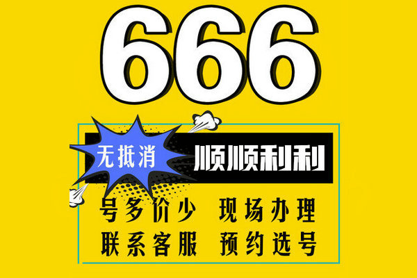 菏澤尾號(hào)666吉祥號(hào)回收