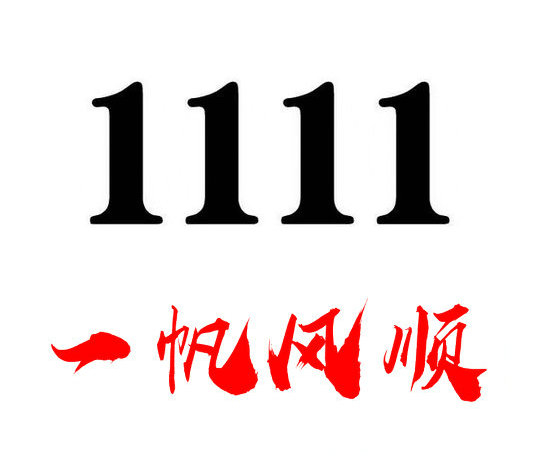 定陶尾號1111吉祥號